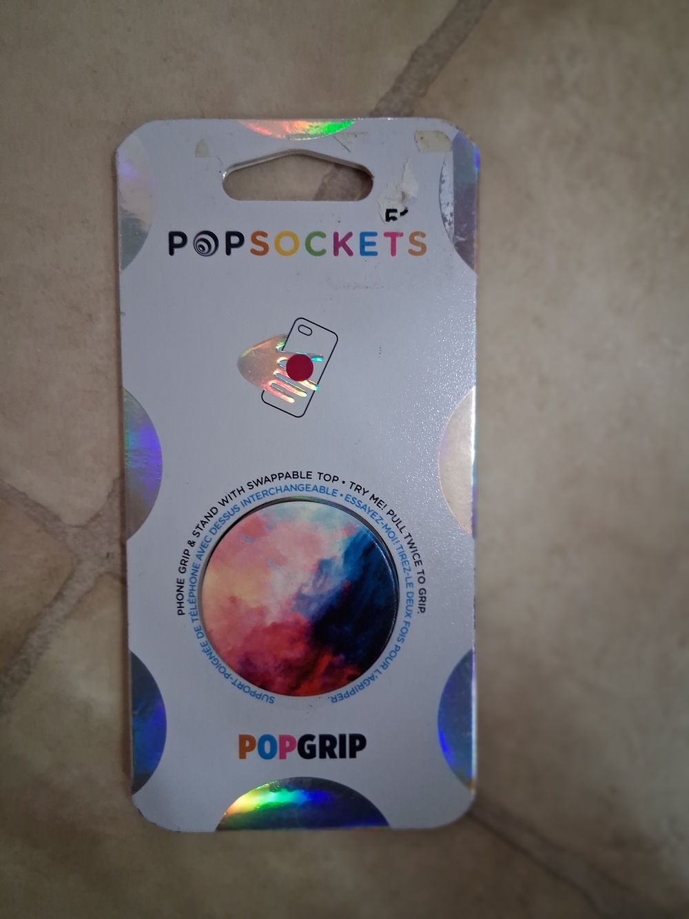 PopSocket PopGrip Phone Holder Multicolor Print